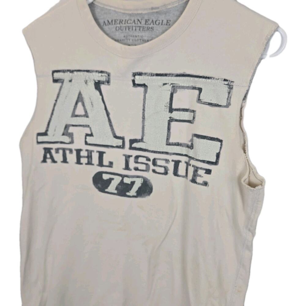 American Eagle Vintage Muscle Tank Distressed SMALL STREETWEAR Grunge ATHLEISUR